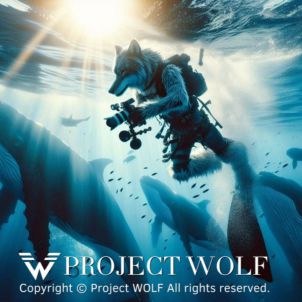 Project wolf / be with a minke whale