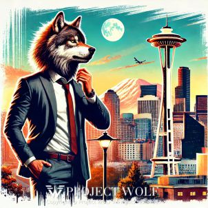 project WOLF/Seattle's skyline