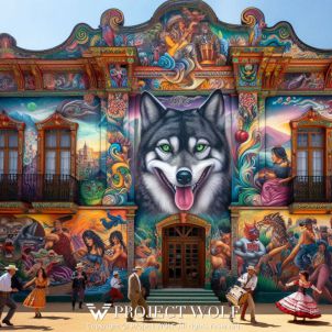 Project Wolf/ Street of Santiago, Chile