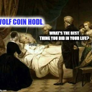 살아오면서 제일 잘한 일이 뭐야?? WOLFCOIN