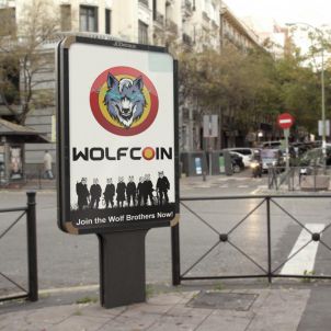 울프코인 외부홍보물 WOLFCOIN OUDOOR SIGNAGE