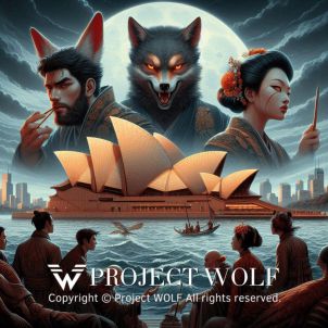 Project Wolf  / Wolf and fox in Sydney Opera House