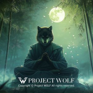 PROJECT WOLF!!  The Moonlight Meditation of Wolves in the Bamboo Forest