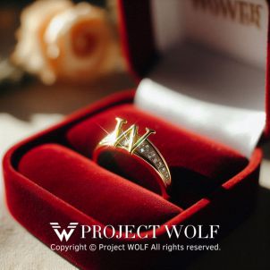 Project Wolf / Pretty W Gold ring