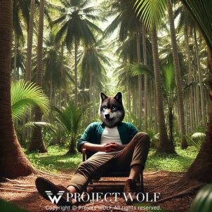 project WOLF/sitting leisurely in the forest