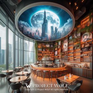 Project Wolf, wolfcoin/ W Cafe Embracing the City