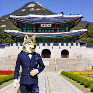 WOLFCOIN - Visiting Cheong Wa Dae