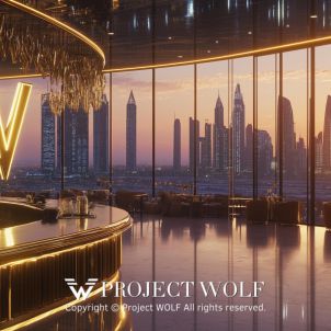 PROJECT WOLF!! "W" milk tea cafe in Dubai!!