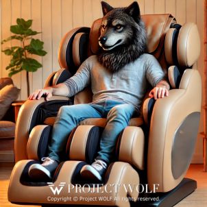 project WOLF/relaxing in a massage chair