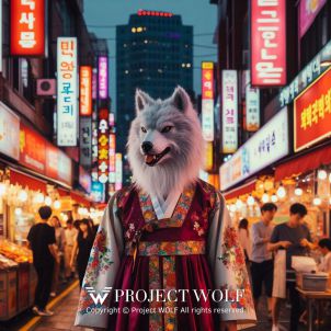 Project Wolf / Wolf! wear hanbok