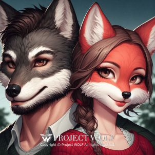 Project Wolf / There is a wolf and a fox.