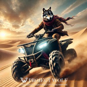 project WOLF/ races through the desert