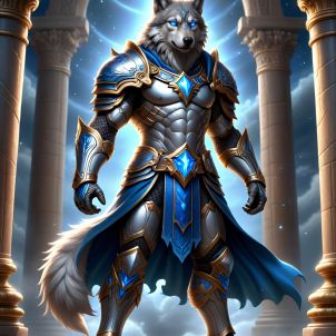 WOLFCOIN MEME a wolf from heaven