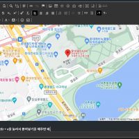 본문에 구글 지도 붙이는 법