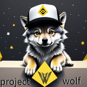 WOLFCOIN MEME BABY WOLF - 1 ( WITH BINANCE)