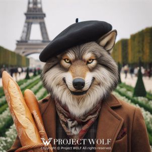 Project wolf / Paris, France, the home of baguettes