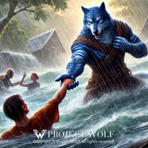 WOLFCOIN rescue team - Save people from flood