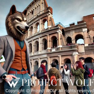 Project  Wolf / At the Colosseum.