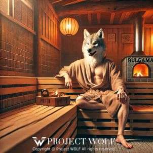 project WOLF/relaxing in a sauna