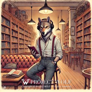 Project Wolf / reading a book