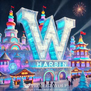 Harbin Ice Lantern Festival in China [WOLF]