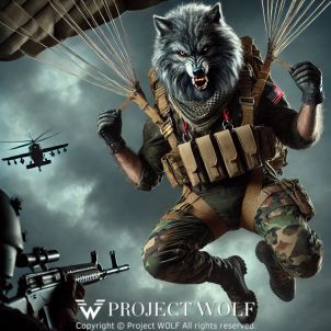 Project  Wolf / skydiving like a paratrooper