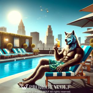 project wolf  낮에는 인피니티 풀에서