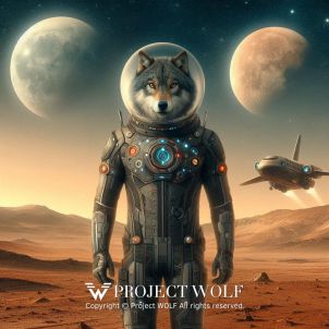 Project Wolf / Wolf arrives on a planet in the distant future