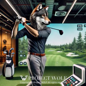 project WOLF/playing golf in an indoor golf