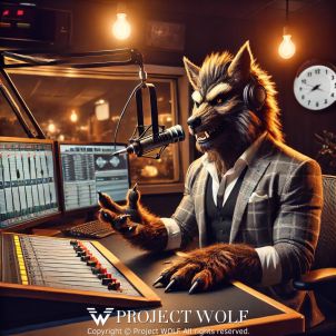 Wolf on the radio