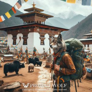 Project wolf / meet a yak on one's trip