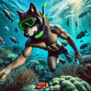 WOLFCOIN - Snorkeling in the sea