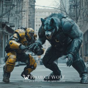 PROJECT WOLF!! Mechanical Wolf Battle!!