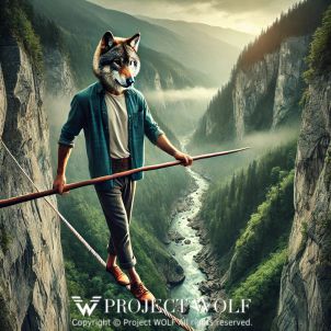 project WOLF/walking on a tightrope