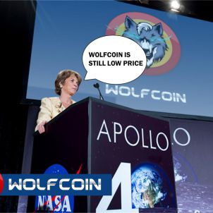 우주로 가는 울프코인 WOLFCOIN GOING TO SPACE