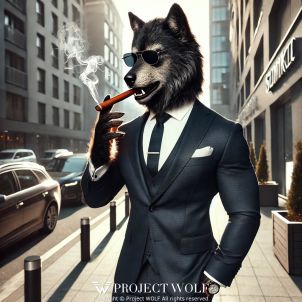 A nice gentleman who's smoking, Wolf