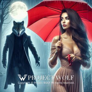 Project Wolf / Wolf and Fox in the Rain