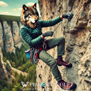 project WOLF/adventurous spirit as he climbs