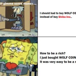 WOLFCOIN을 샀어야했는데...