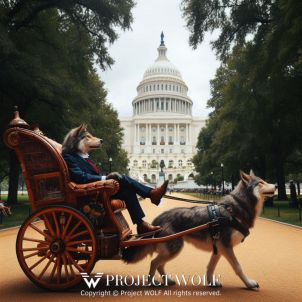 Project wolf / On a trip to Washington, U.S.A